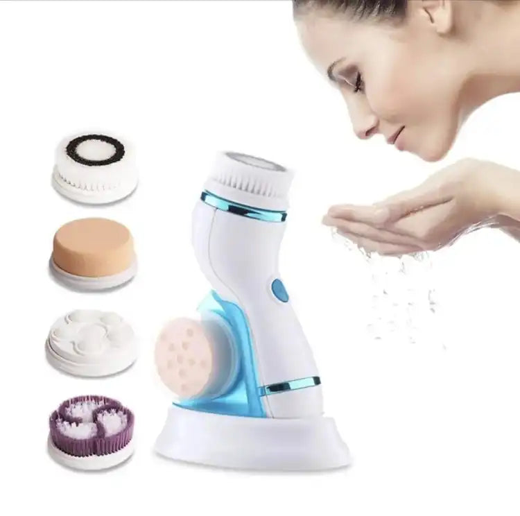 Cnaier 4 In 1 Electric Cleanser | Facial Cleansing Brush & Massager