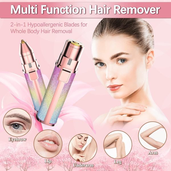 Flawless Facial Machine Razor, Painless Eyebrow Removal (rechargeable)