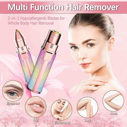 Flawless Facial Machine Razor, Painless Eyebrow Removal (rechargeable)